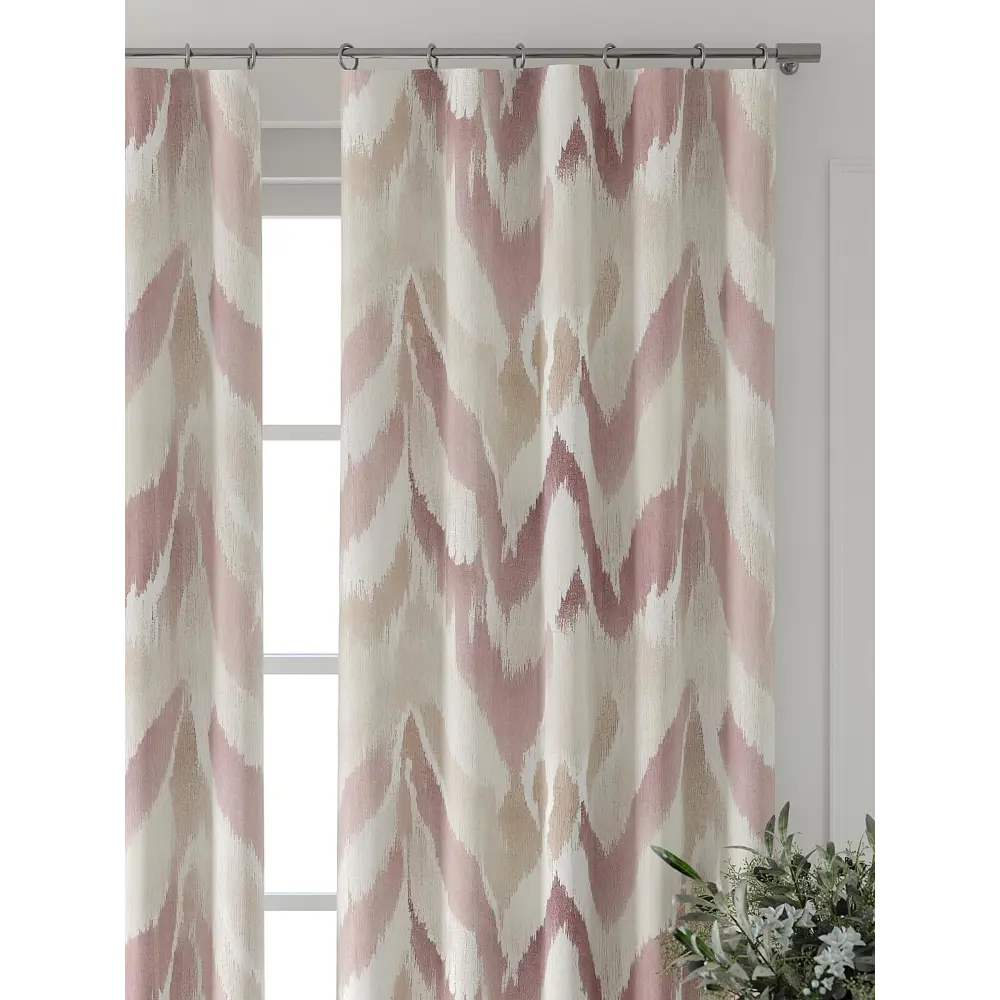 Фото 3 Комплект штор At home Базовая коллекция AT521560-260 на шторной ленте 260x150 см цвет бежевый