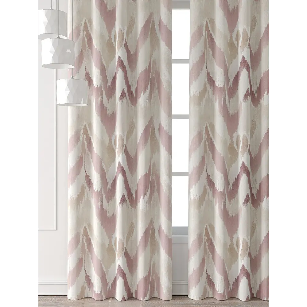 Фото 5 Комплект штор At home Базовая коллекция AT521560-260 на шторной ленте 260x150 см цвет бежевый