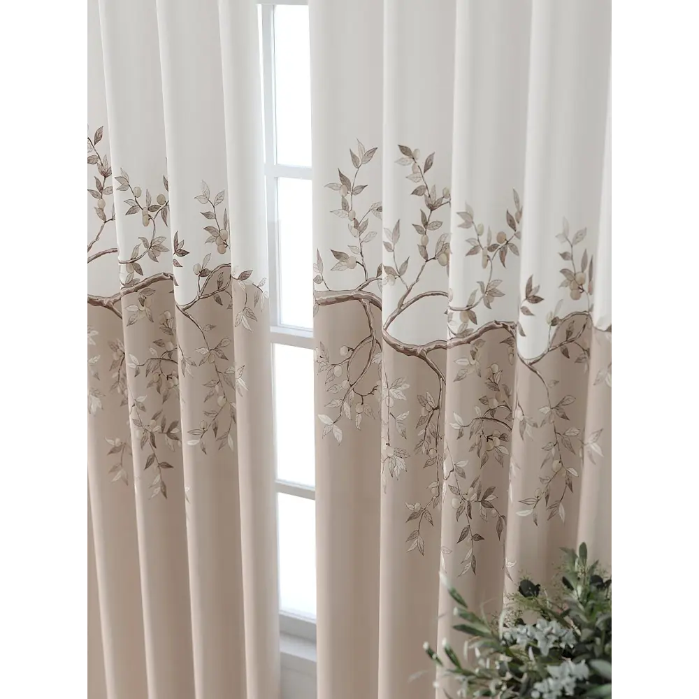 Фото 6 Комплект штор At home Базовая коллекция AT521580-260 на шторной ленте 260x150 см цвет бежевый