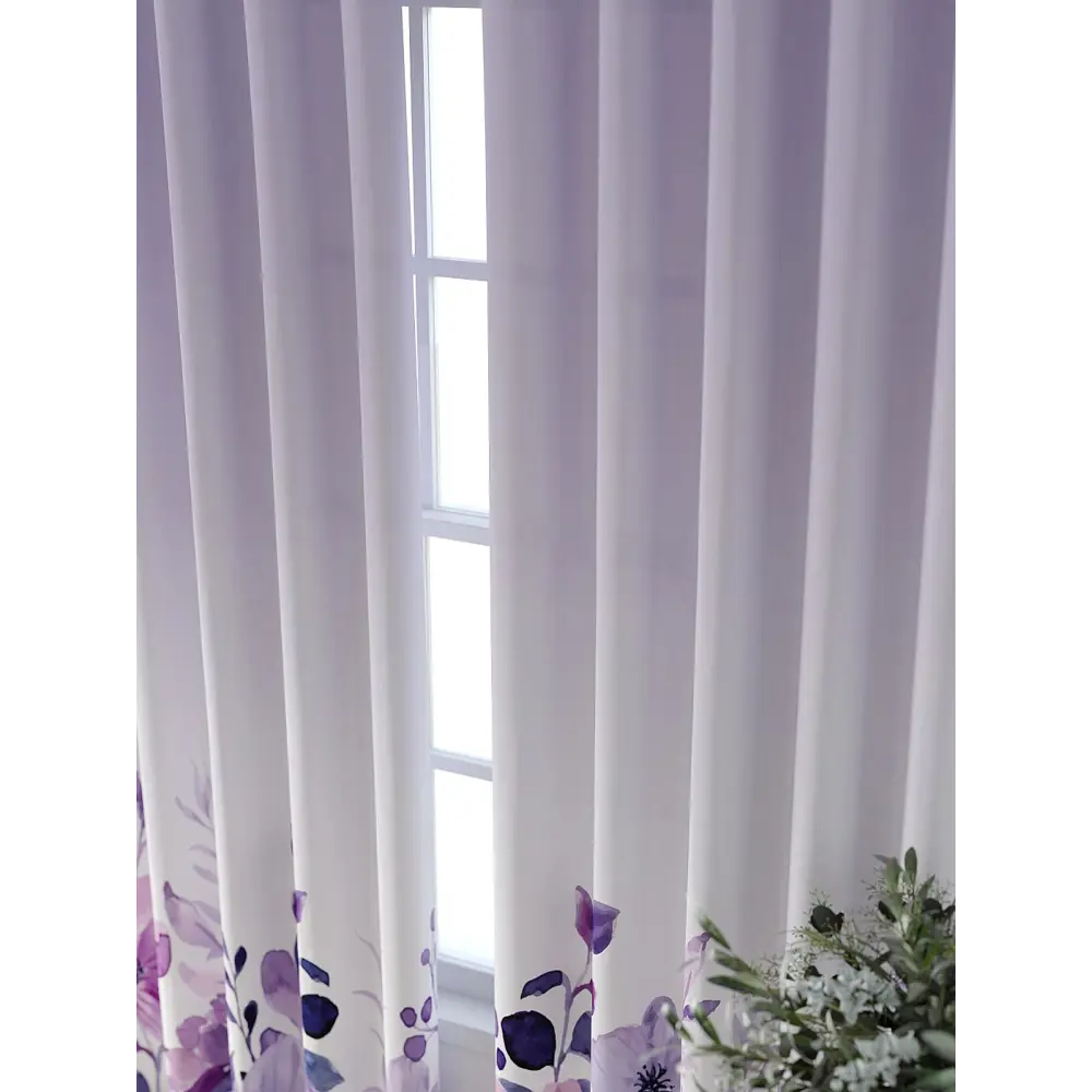 Фото 2 Комплект штор At home Базовая коллекция AT521650-260 на шторной ленте 260x150 см цвет розовый