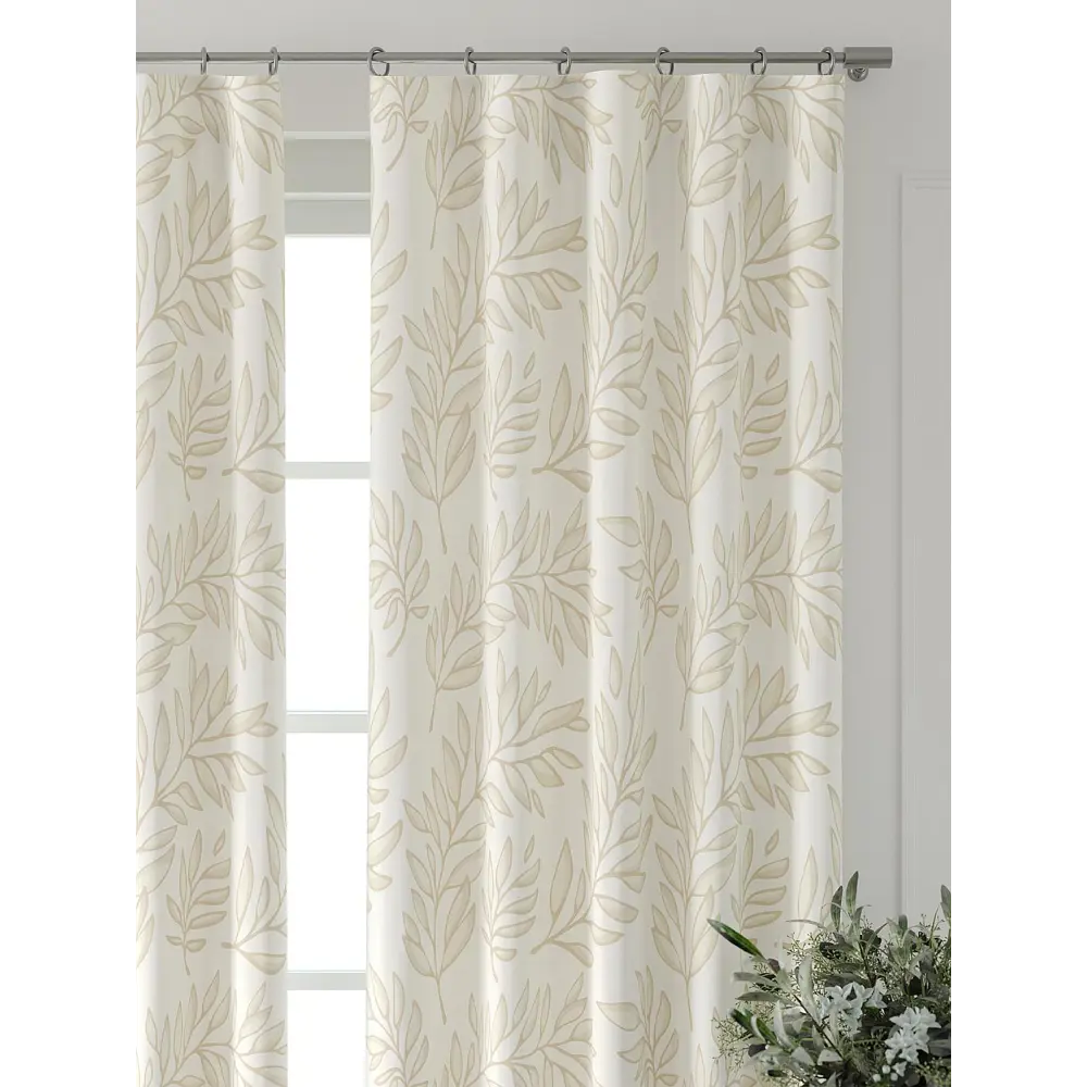 Фото 2 Комплект штор At home Базовая коллекция AT521522-260 на шторной ленте 260x150 см цвет бежевый