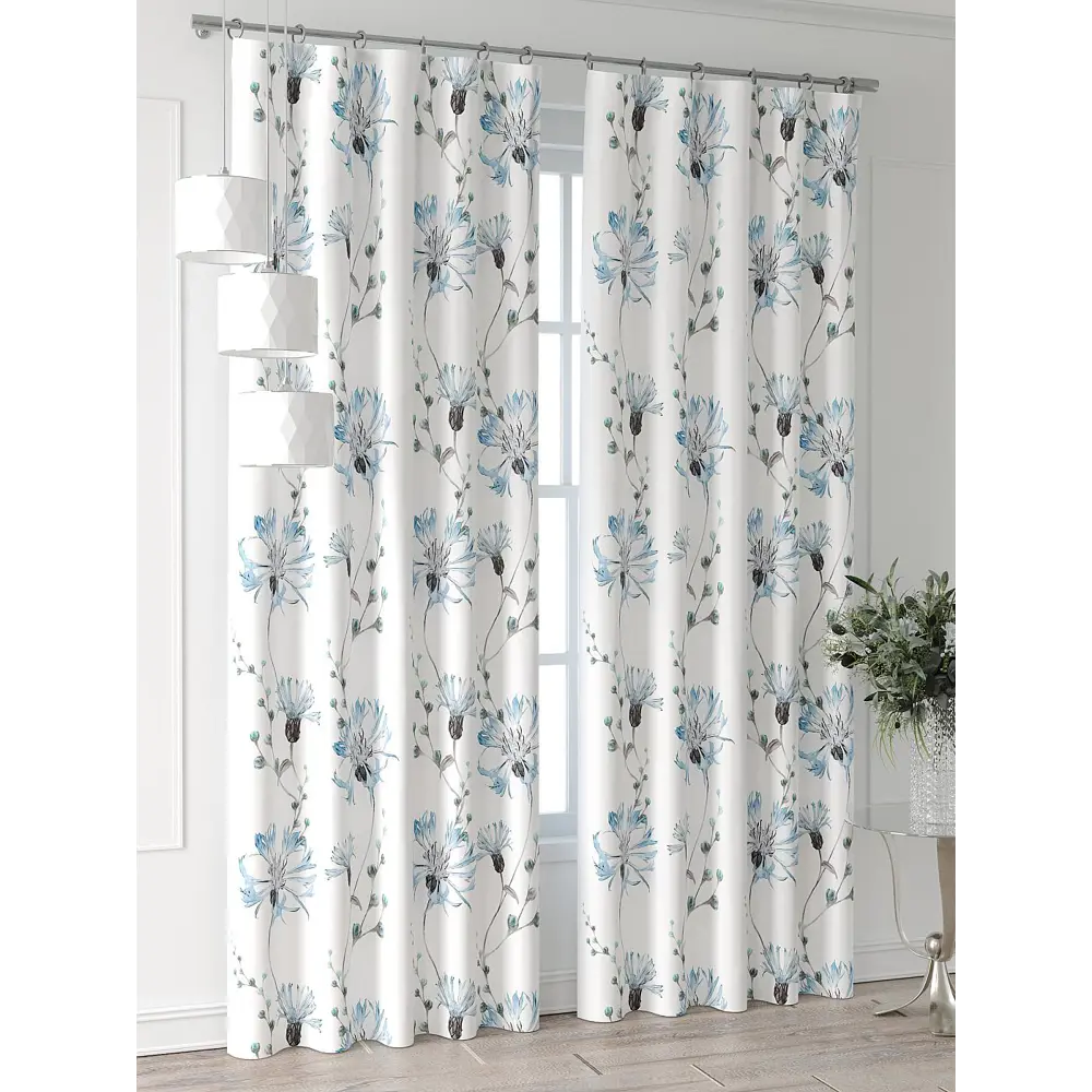 Фото 5 Комплект штор At home Базовая коллекция AT521533-260 на шторной ленте 260x150 см цвет белый