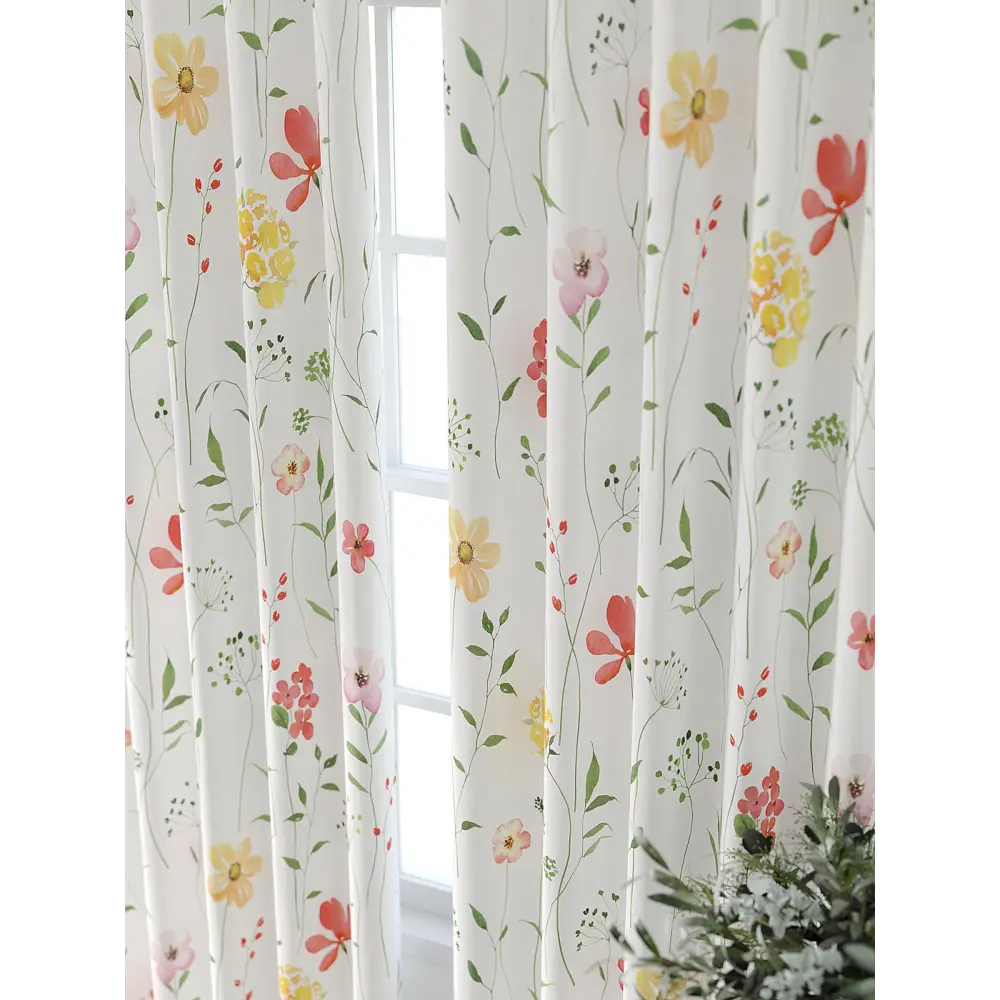 Фото 4 Комплект штор At home Базовая коллекция AT521542-260 на шторной ленте 260x150 см цвет белый