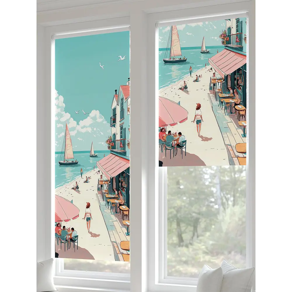 Фото 3 Рулонная штора блэкаут At Home Рилварт AT783525068 68x170 см, цвет бежевый Фото 3 Рулонная штора блэкаут At Home Рилварт AT783525068 68x170 см, цвет бежевый