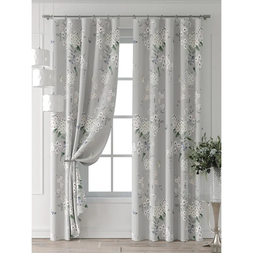 Фото Комплект штор At home Базовая коллекция AT521962-270 на шторной ленте 270x150 см цвет серый