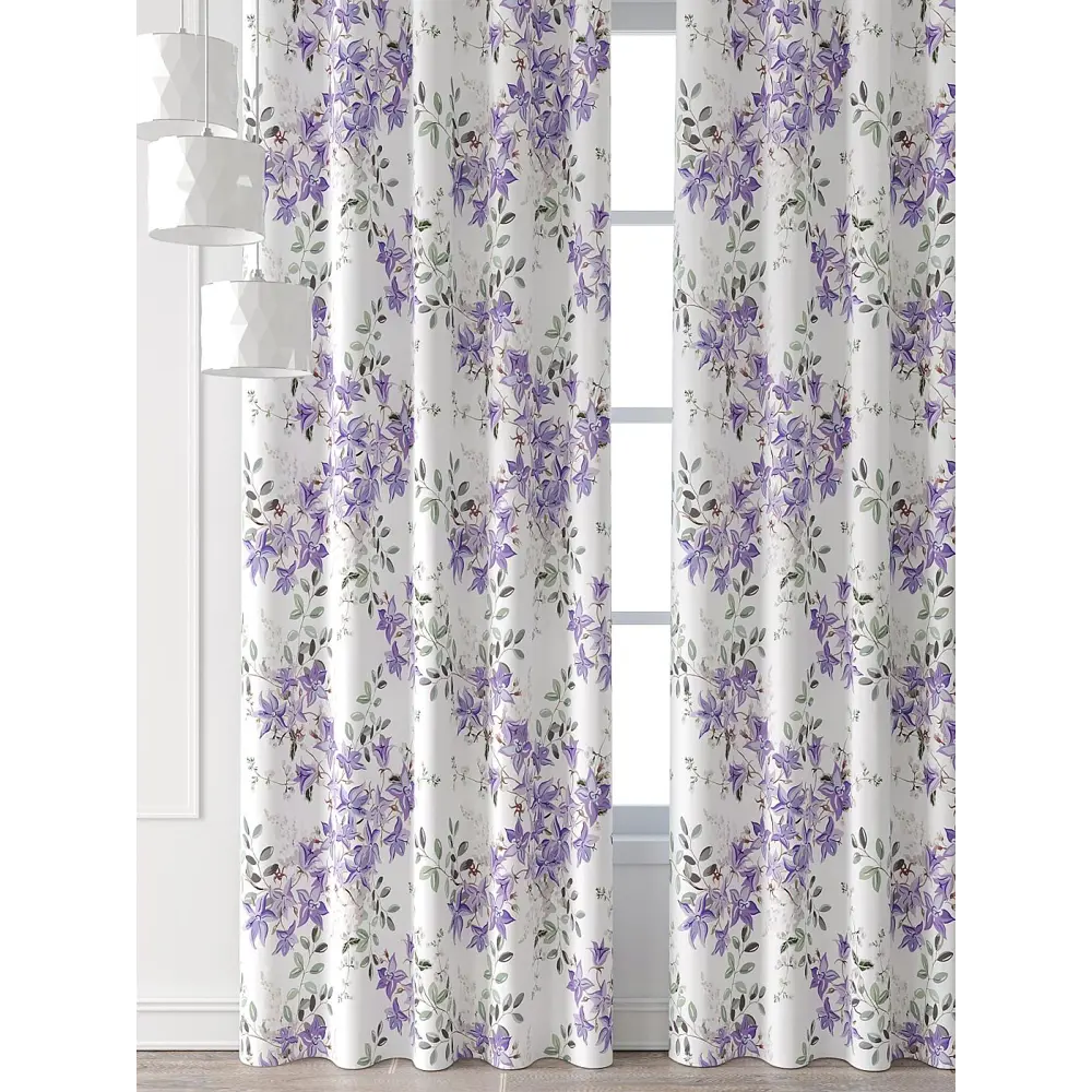 Фото 7 Комплект штор At home Базовая коллекция AT521974-270 на шторной ленте 270x150 см цвет белый