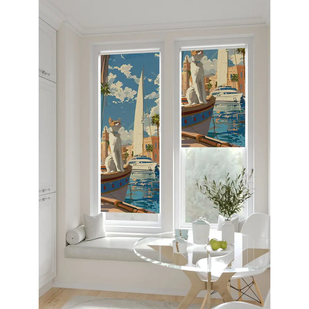 Фото 2 Рулонная штора блэкаут At Home Рилварт AT783487068 68x170 см, цвет бежевый Фото 2 Рулонная штора блэкаут At Home Рилварт AT783487068 68x170 см, цвет бежевый