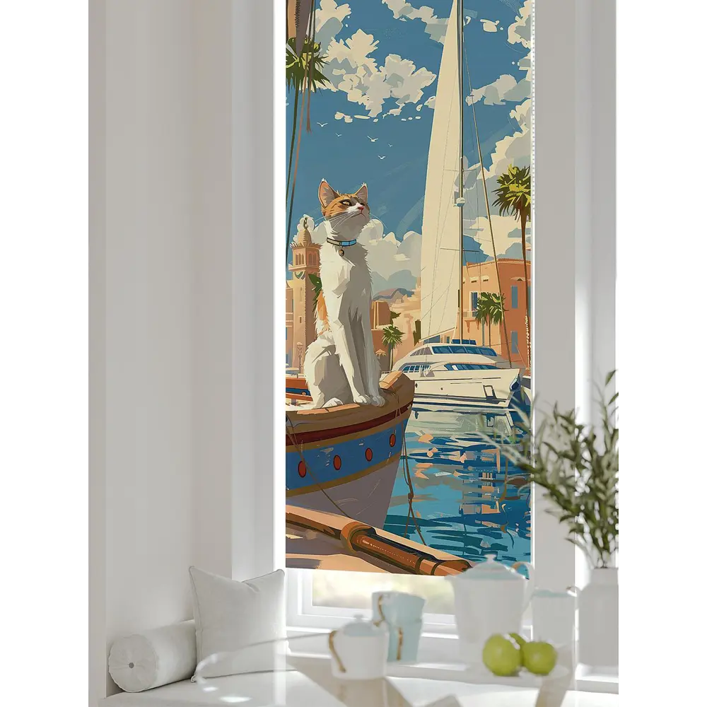 Фото 4 Рулонная штора блэкаут At Home Рилварт AT783487068 68x170 см, цвет бежевый Фото 4 Рулонная штора блэкаут At Home Рилварт AT783487068 68x170 см, цвет бежевый
