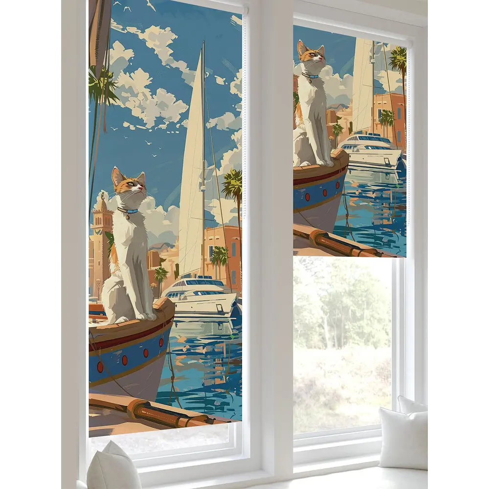 Фото 6 Рулонная штора блэкаут At Home Рилварт AT783487068 68x170 см, цвет бежевый Фото 6 Рулонная штора блэкаут At Home Рилварт AT783487068 68x170 см, цвет бежевый