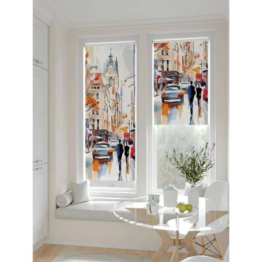 Фото 3 Рулонная штора блэкаут At Home Рилварт AT783472068 68x170 см, цвет бежевый Фото 3 Рулонная штора блэкаут At Home Рилварт AT783472068 68x170 см, цвет бежевый