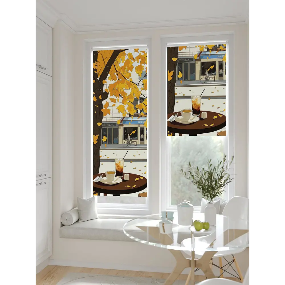 Фото 3 Рулонная штора блэкаут At Home Рилварт AT783475068 68x170 см, цвет бежевый Фото 3 Рулонная штора блэкаут At Home Рилварт AT783475068 68x170 см, цвет бежевый