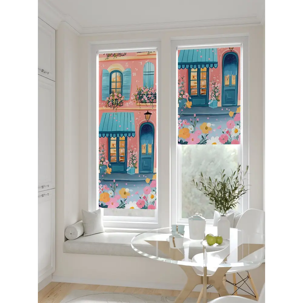 Фото 2 Рулонная штора блэкаут At Home Рилварт AT783465068 68x170 см, цвет розовый Фото 2 Рулонная штора блэкаут At Home Рилварт AT783465068 68x170 см, цвет розовый