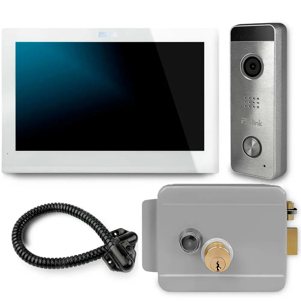 Фото Видеодомофон Ps-link KIT-130TDP-MG 10" цвет белый Фото Видеодомофон Ps-link KIT-130TDP-MG 10" цвет белый