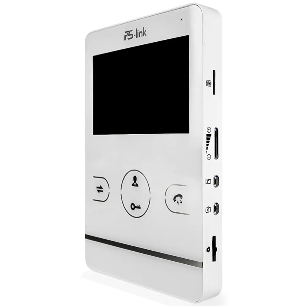 Фото 3 Комплект видеодомофона Ps-link KIT-4227WB-18 4.3" цвет белый Фото 3 Комплект видеодомофона Ps-link KIT-4227WB-18 4.3" цвет белый