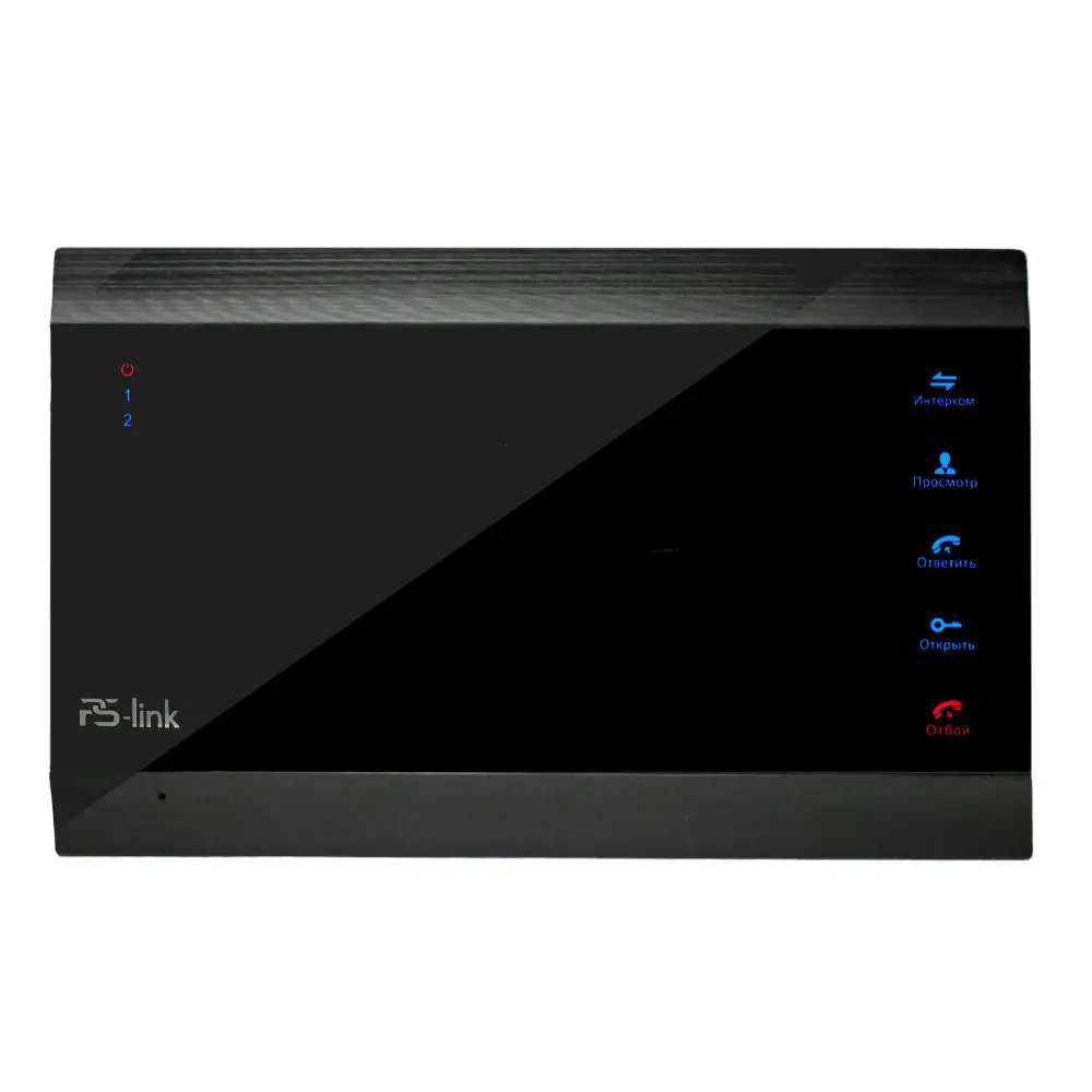 Фото 2 Комплект видеодомофона Ps-link KIT-706DP-206CR-R 7" цвет чёрный Фото 2 Комплект видеодомофона Ps-link KIT-706DP-206CR-R 7" цвет чёрный