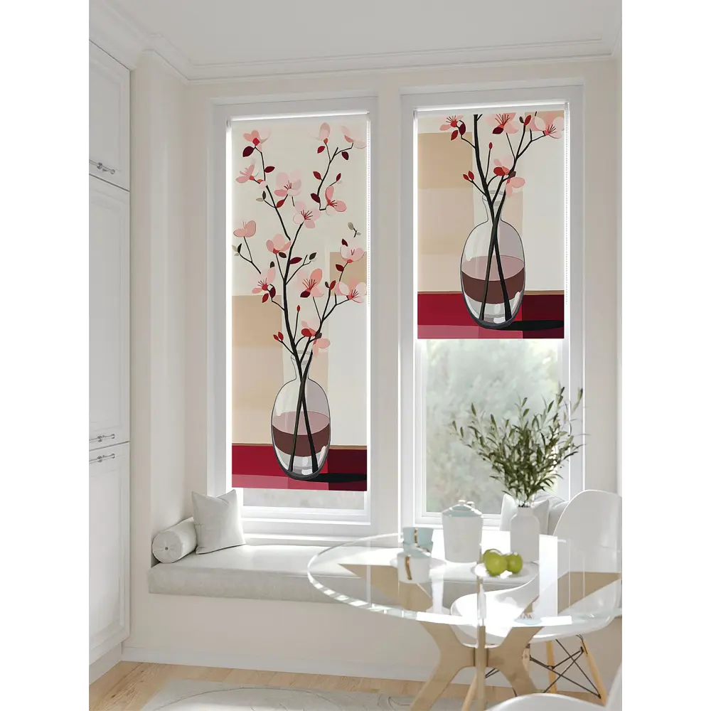 Фото 2 Рулонная штора блэкаут At Home Рилварт AT783541068 68x170 см, цвет бежевый Фото 2 Рулонная штора блэкаут At Home Рилварт AT783541068 68x170 см, цвет бежевый