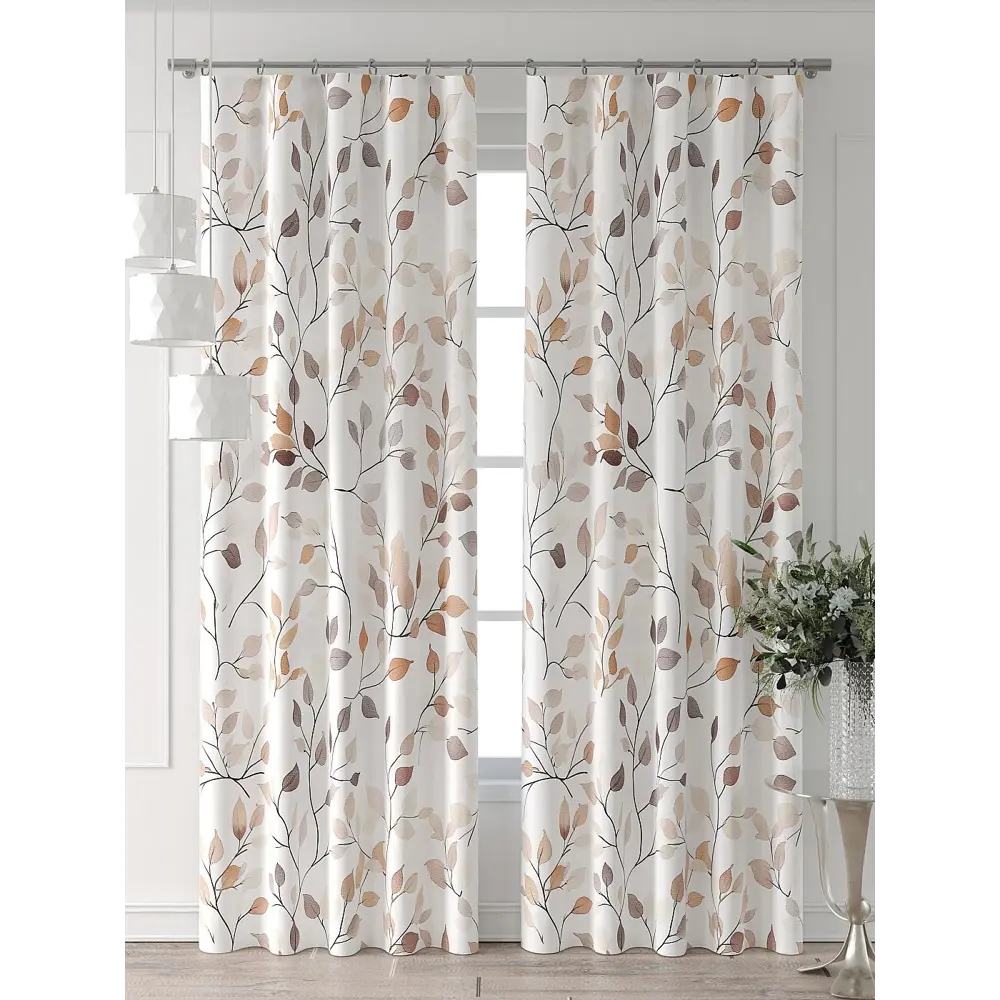 Фото Комплект штор At home Базовая коллекция AT521555-270 на шторной ленте 270x150 см цвет бежевый Фото Комплект штор At home Базовая коллекция AT521555-270 на шторной ленте 270x150 см цвет бежевый