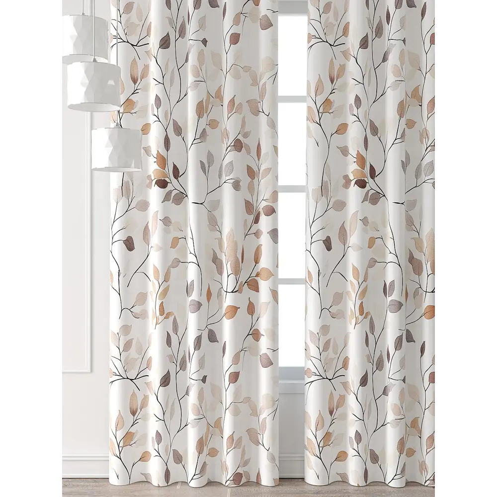 Фото 5 Комплект штор At home Базовая коллекция AT521555-270 на шторной ленте 270x150 см цвет бежевый Фото 5 Комплект штор At home Базовая коллекция AT521555-270 на шторной ленте 270x150 см цвет бежевый