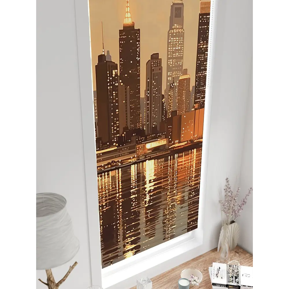Фото 4 Рулонная штора блэкаут At Home Легроса AT783566068 68x170 см, цвет бежевый Фото 4 Рулонная штора блэкаут At Home Легроса AT783566068 68x170 см, цвет бежевый