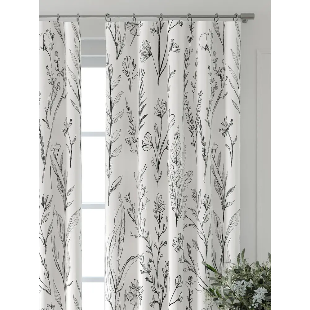 Фото 5 Комплект штор At home Базовая коллекция AT521565-270 на шторной ленте 270x150 см цвет белый Фото 5 Комплект штор At home Базовая коллекция AT521565-270 на шторной ленте 270x150 см цвет белый