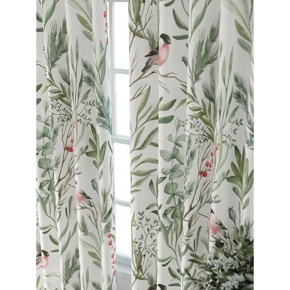 Фото 7 Комплект штор At home Базовая коллекция AT521583-270 на шторной ленте 270x150 см цвет белый Фото 7 Комплект штор At home Базовая коллекция AT521583-270 на шторной ленте 270x150 см цвет белый