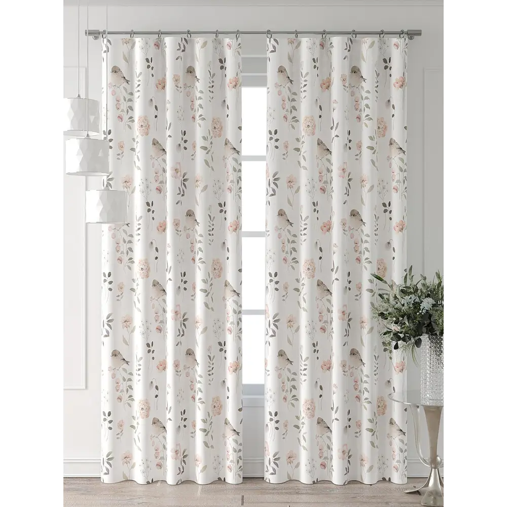 Фото 5 Комплект штор At home Базовая коллекция AT521605-270 на шторной ленте 270x150 см цвет бежевый Фото 5 Комплект штор At home Базовая коллекция AT521605-270 на шторной ленте 270x150 см цвет бежевый