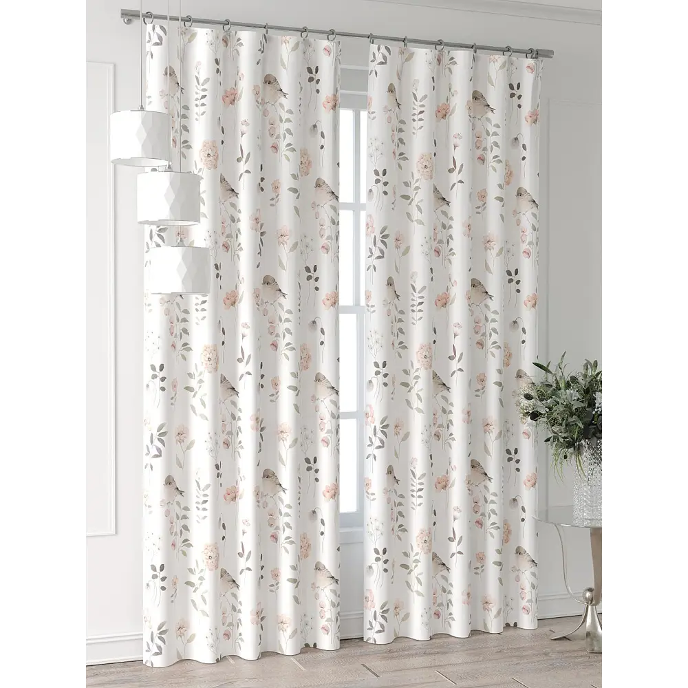 Фото 3 Комплект штор At home Базовая коллекция AT521605-270 на шторной ленте 270x150 см цвет бежевый Фото 3 Комплект штор At home Базовая коллекция AT521605-270 на шторной ленте 270x150 см цвет бежевый