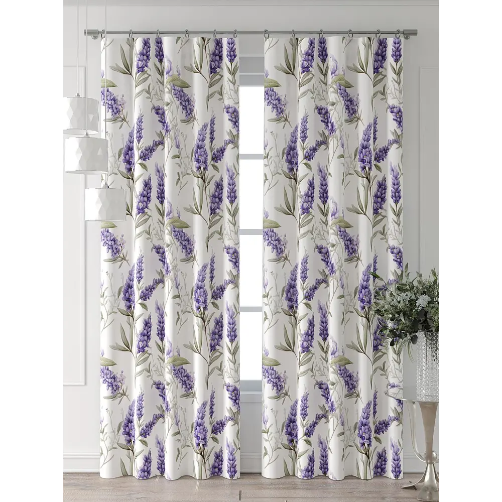 Фото 6 Комплект штор At home Базовая коллекция AT521620-270 на шторной ленте 270x150 см цвет белый Фото 6 Комплект штор At home Базовая коллекция AT521620-270 на шторной ленте 270x150 см цвет белый