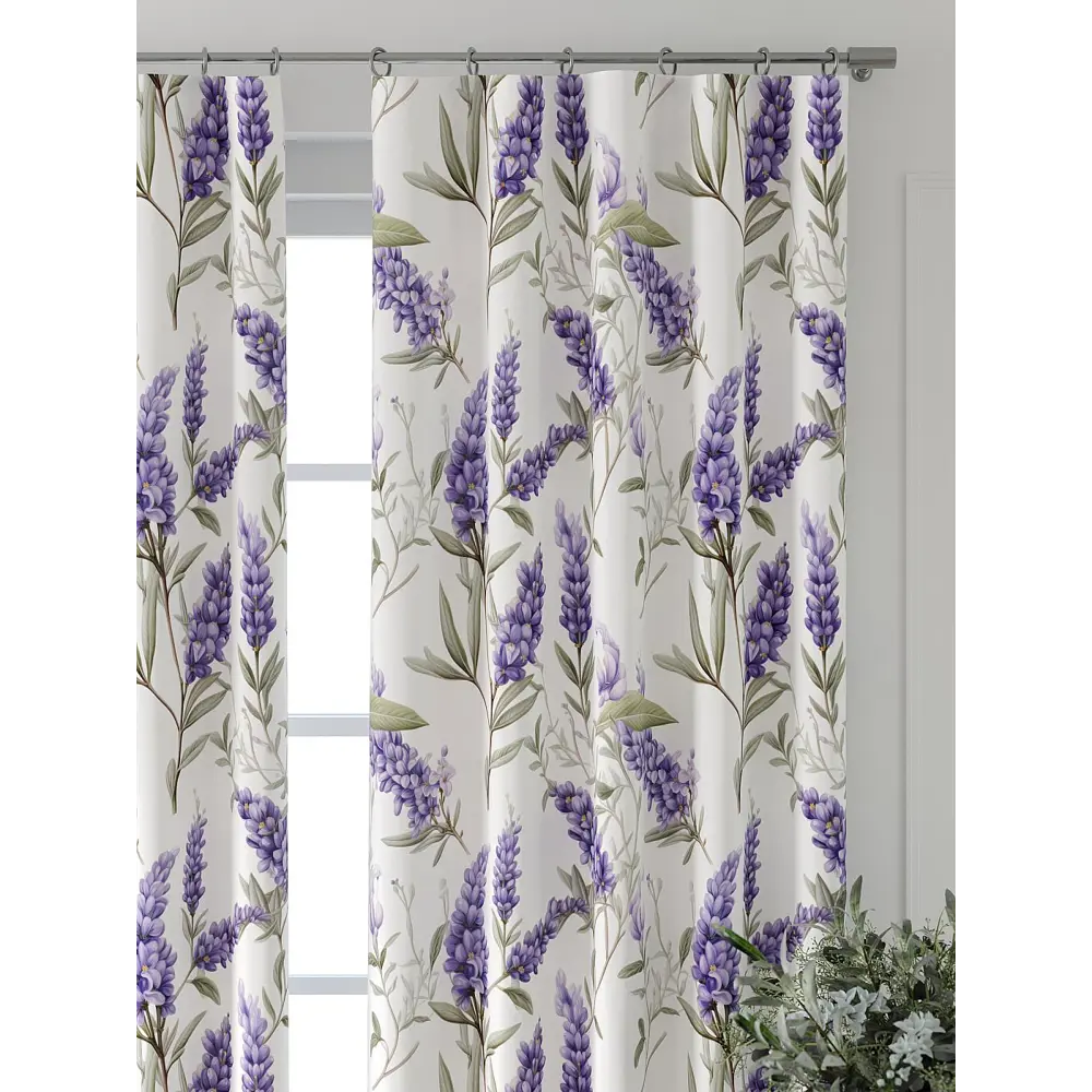 Фото 4 Комплект штор At home Базовая коллекция AT521620-270 на шторной ленте 270x150 см цвет белый Фото 4 Комплект штор At home Базовая коллекция AT521620-270 на шторной ленте 270x150 см цвет белый