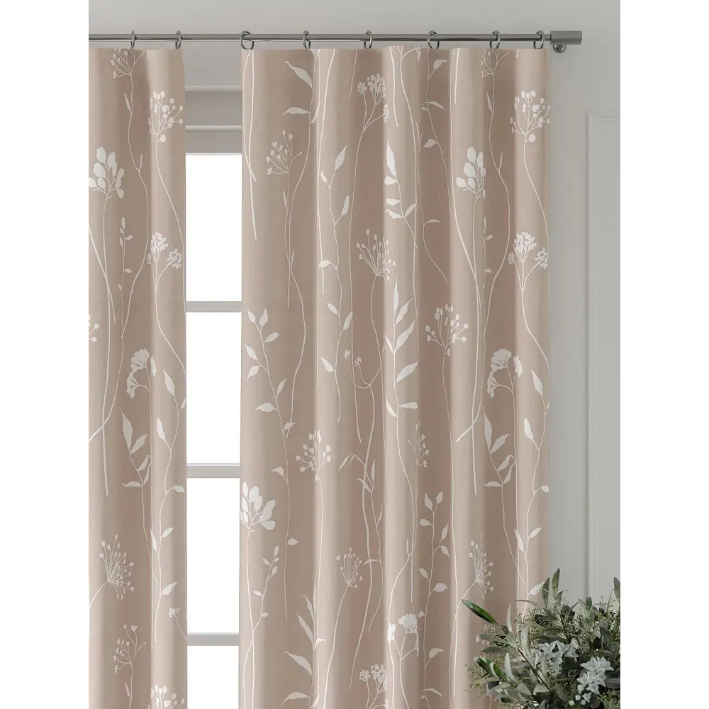 Фото 6 Комплект штор At home Базовая коллекция AT521948-280 на шторной ленте 280x150 см цвет коричневый