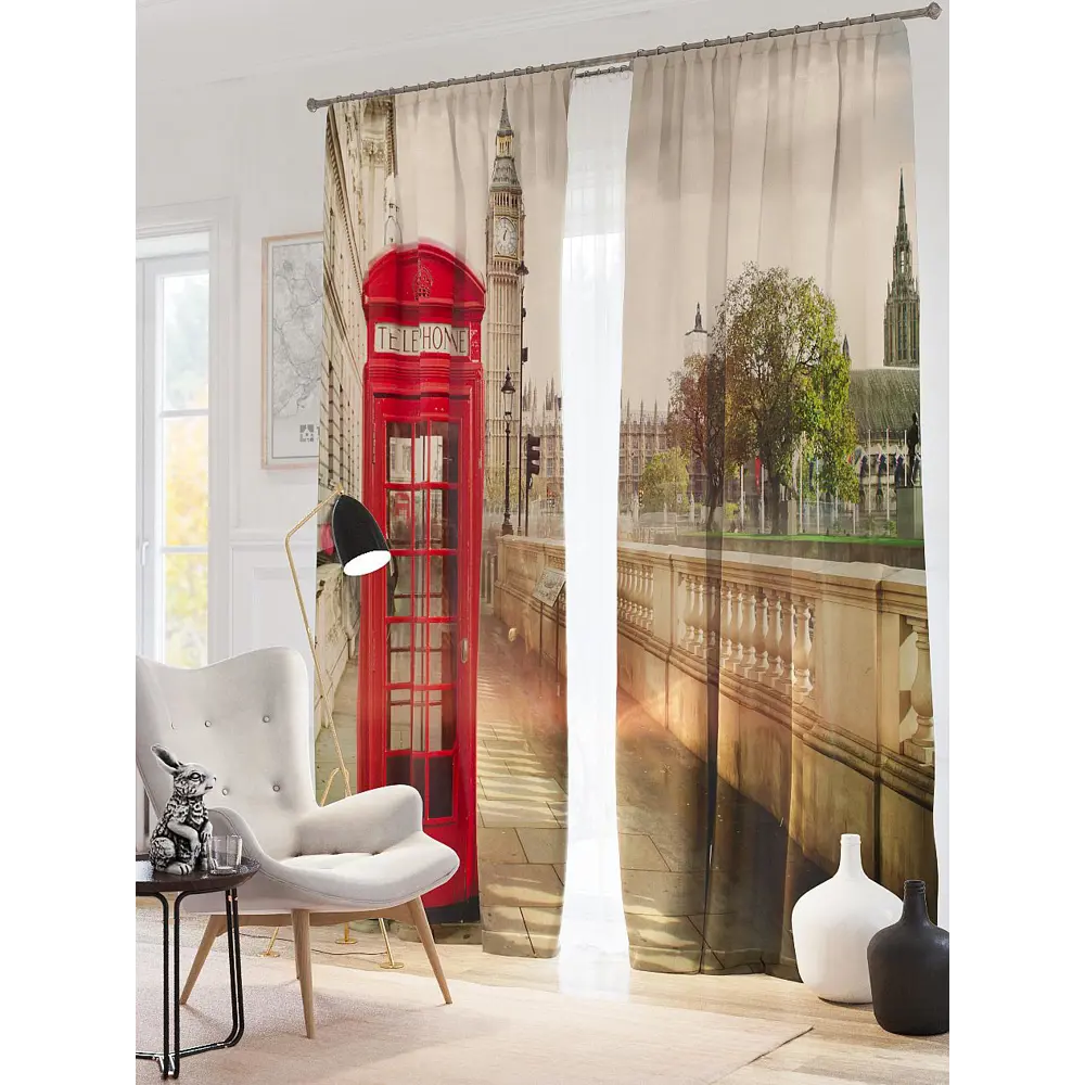 Фото Комплект штор на ленте At Home Аллея 150x260 см блэкаут цвет коричневый/черный/зеленый AA900735 Фото Комплект штор на ленте At Home Аллея 150x260 см блэкаут цвет коричневый/черный/зеленый AA900735