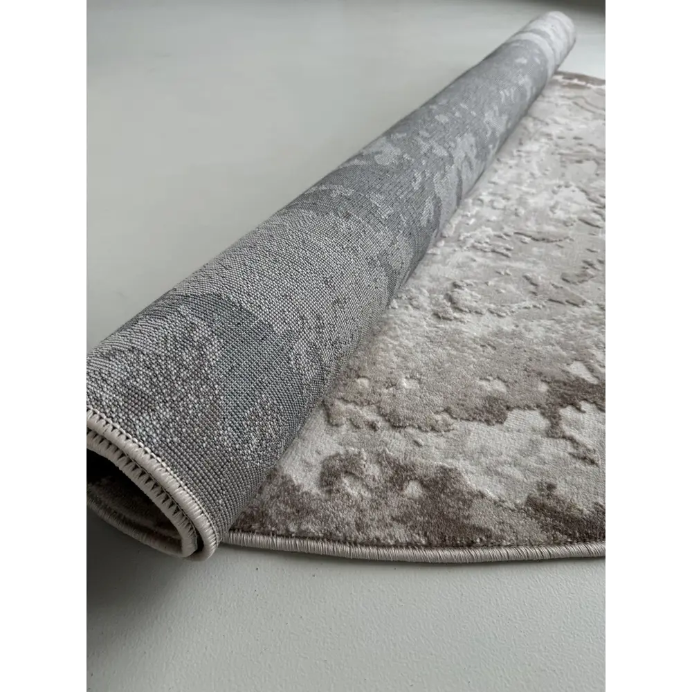 Фото 7 Ковер Laxmi Rimma Lux Beige овал 200x400 см полипропилен