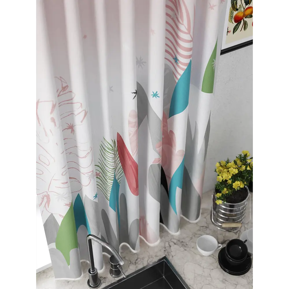 Фото 4 Комплект штор на ленте At Home Фелреон AT925599 150x180 см вуаль цвет серый