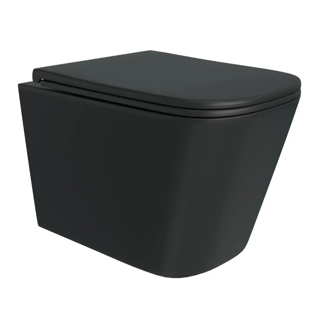 Фото 10 Комплект 5 в 1 инсталляция с унитазом Teymi F13730 унитаз подвесной безободковый черный Helmi Black кнопка хром Фото 10 Комплект 5 в 1 инсталляция с унитазом Teymi F13730 унитаз подвесной безободковый черный Helmi Black кнопка хром