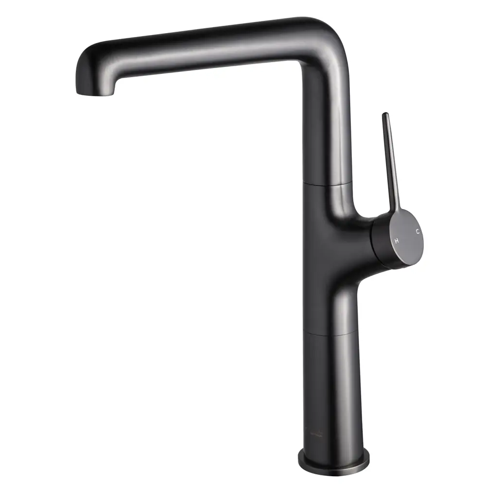 Фото 3 Смеситель для кухни Maxonor pure life PL4094-9 поворотный излив 28.7 см цвет графит