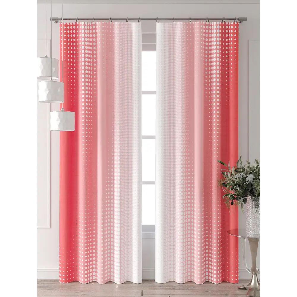 Фото 2 Комплект штор At home Базовая коллекция AT709062-280 на шторной ленте 280x150 см цвет белый Фото 2 Комплект штор At home Базовая коллекция AT709062-280 на шторной ленте 280x150 см цвет белый