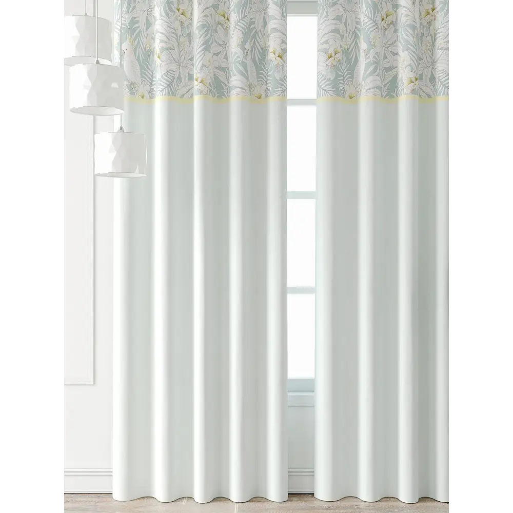 Фото 7 Комплект штор At home Базовая коллекция AT709038-260 на шторной ленте 260x150 см цвет бежевый