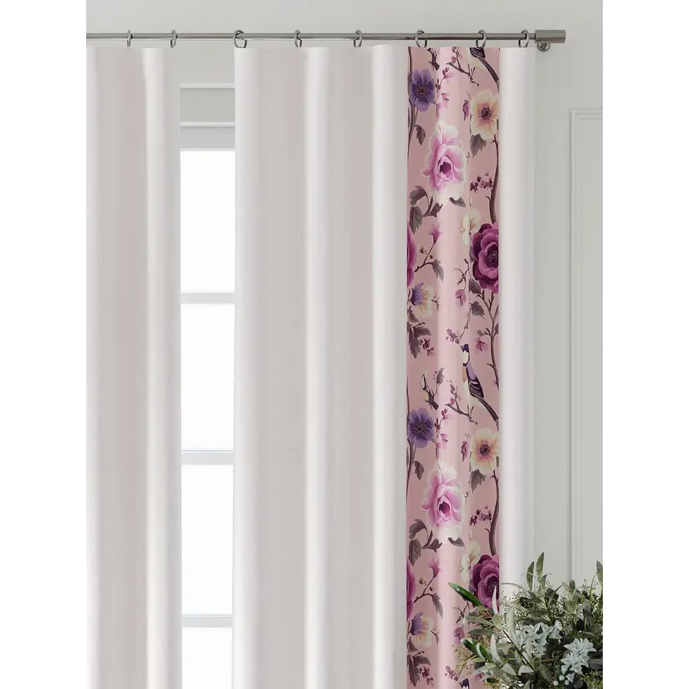 Фото Комплект штор At home Базовая коллекция AT709028-230 на шторной ленте 230x150 см цвет белый Фото Комплект штор At home Базовая коллекция AT709028-230 на шторной ленте 230x150 см цвет белый