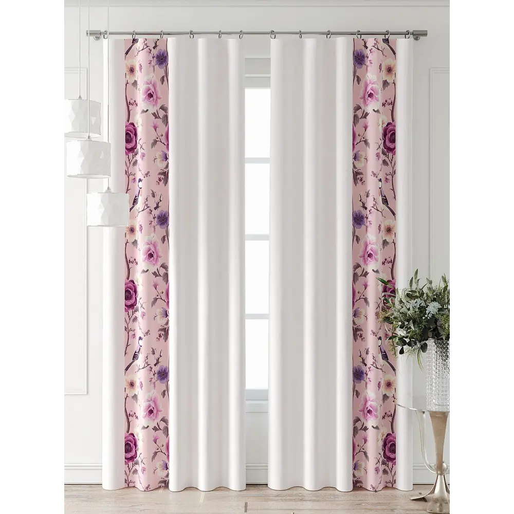 Фото 7 Комплект штор At home Базовая коллекция AT709028-230 на шторной ленте 230x150 см цвет белый Фото 7 Комплект штор At home Базовая коллекция AT709028-230 на шторной ленте 230x150 см цвет белый