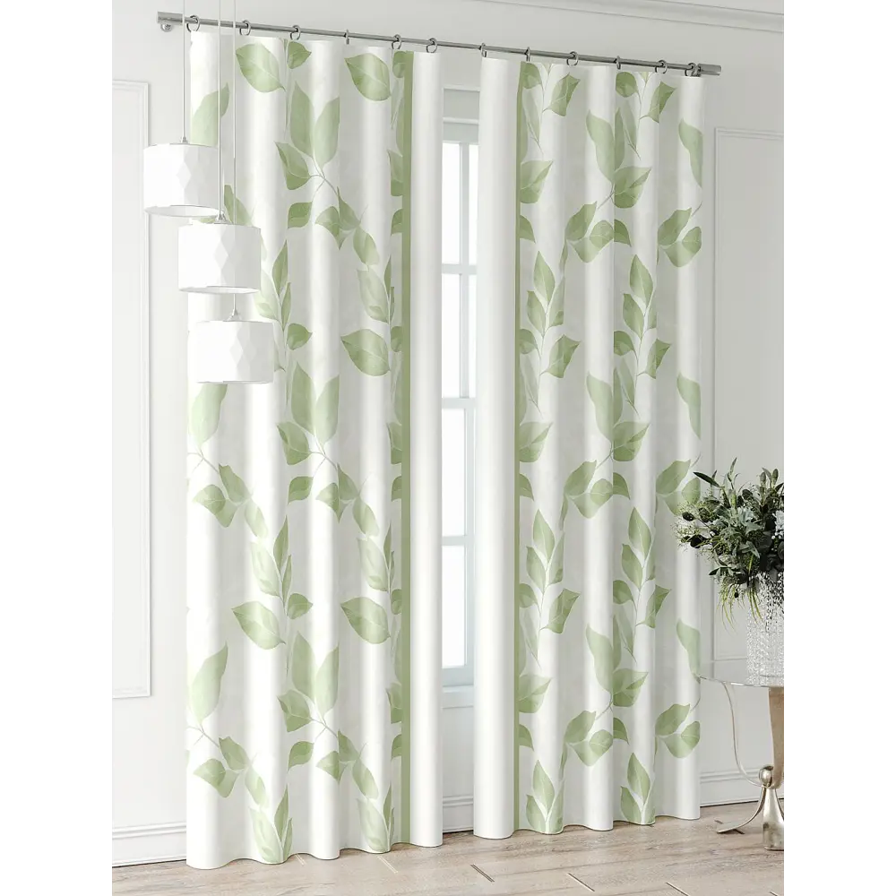 Фото 5 Комплект штор At home Базовая коллекция AT709011-230 на шторной ленте 230x150 см цвет белый Фото 5 Комплект штор At home Базовая коллекция AT709011-230 на шторной ленте 230x150 см цвет белый