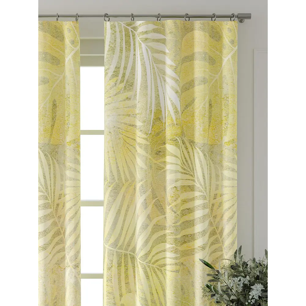 Фото 4 Комплект штор At home Базовая коллекция AT709051-230 на шторной ленте 230x150 см цвет белый Фото 4 Комплект штор At home Базовая коллекция AT709051-230 на шторной ленте 230x150 см цвет белый