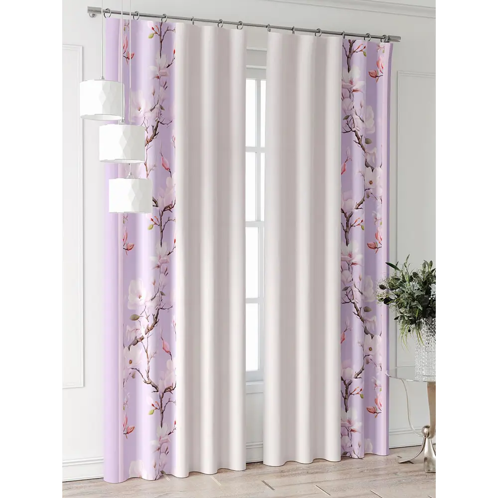 Фото 4 Комплект штор At home Базовая коллекция AT709041-280 на шторной ленте 280x150 см цвет бежевый Фото 4 Комплект штор At home Базовая коллекция AT709041-280 на шторной ленте 280x150 см цвет бежевый