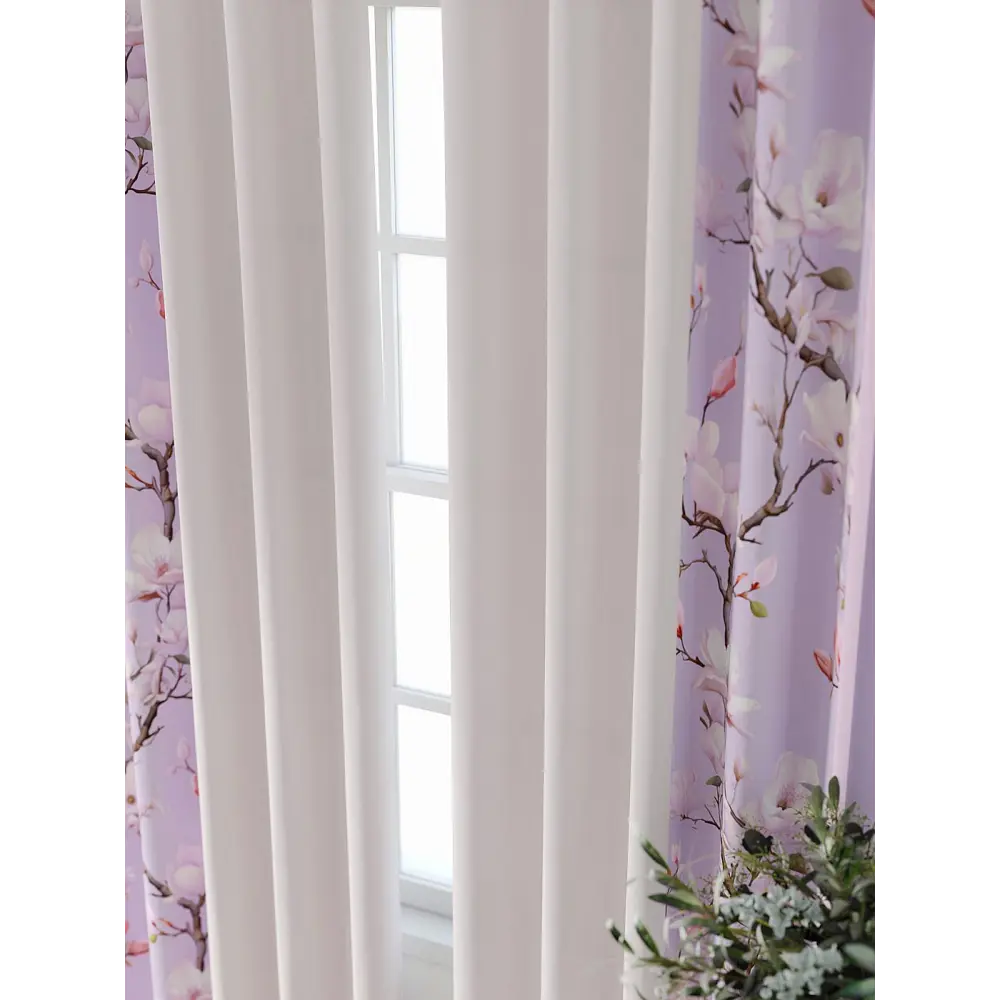 Фото 5 Комплект штор At home Базовая коллекция AT709041-280 на шторной ленте 280x150 см цвет бежевый Фото 5 Комплект штор At home Базовая коллекция AT709041-280 на шторной ленте 280x150 см цвет бежевый