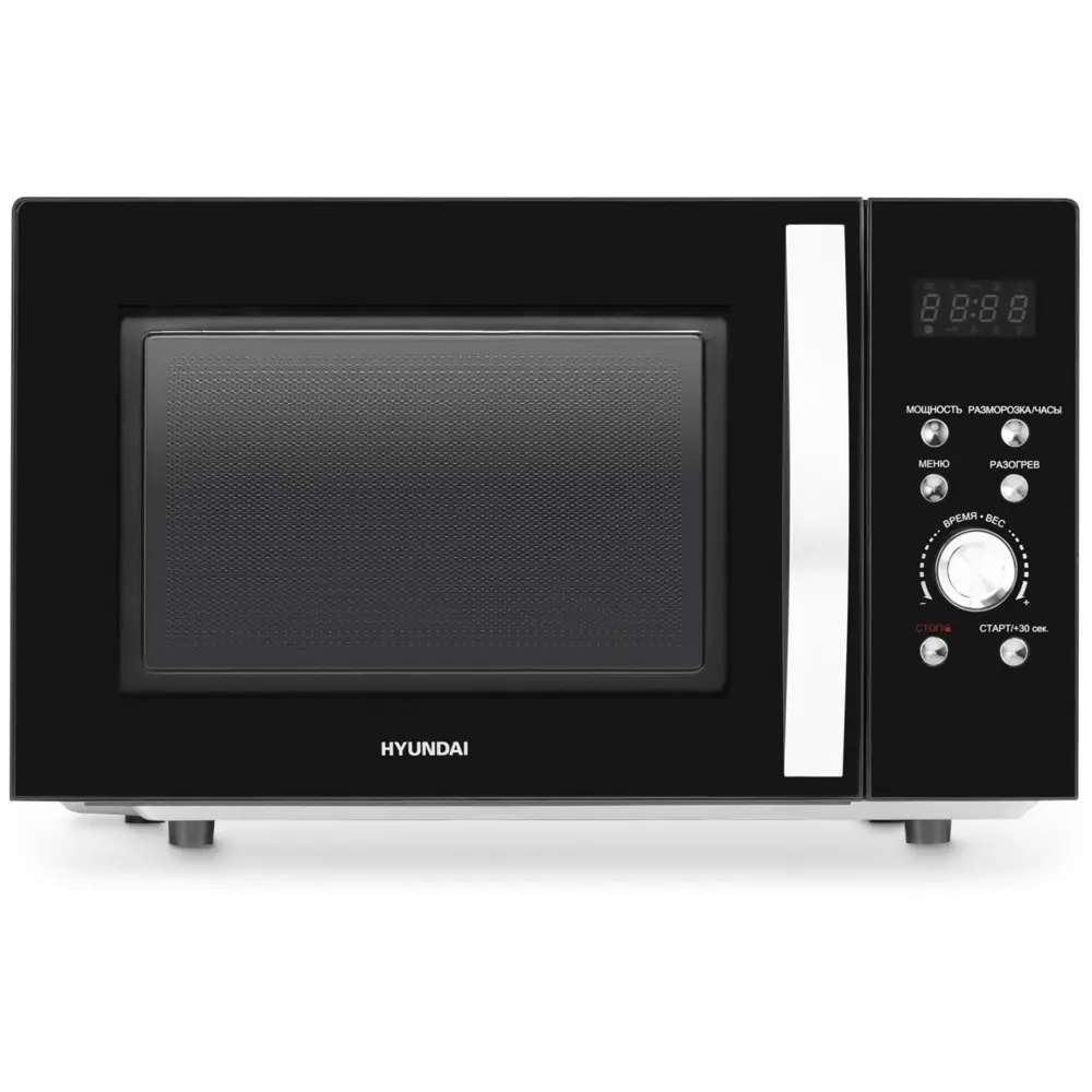 Фото 7 Отдельностоящая микроволновая печь Hyundai HYM-D2078 23 л 48x29.2x35.2 см цвет черный Фото 7 Отдельностоящая микроволновая печь Hyundai HYM-D2078 23 л 48x29.2x35.2 см цвет черный