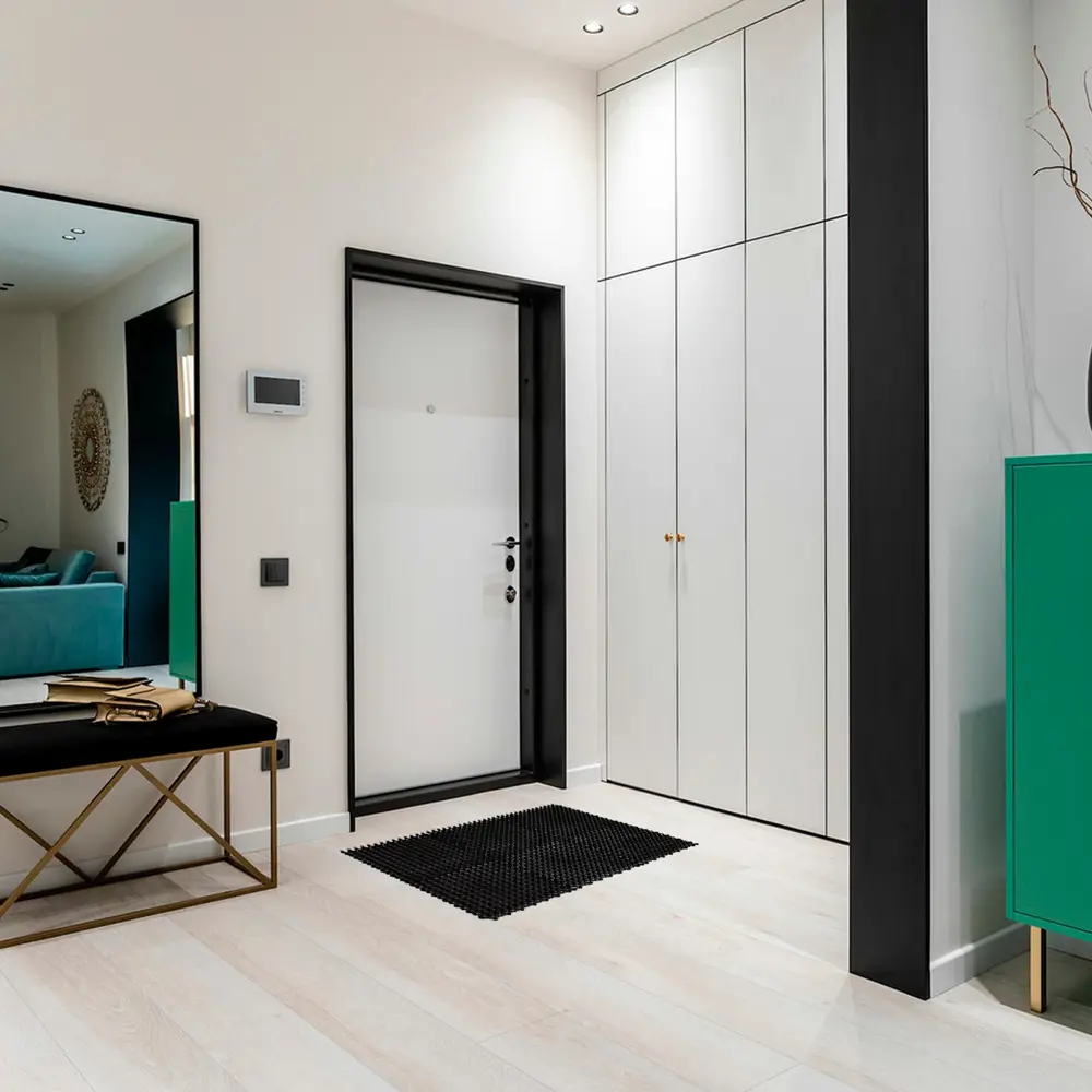 Фото 5 Коврик грязезащитный полиэтилен 40x60 см цвет черный Фото 5 Коврик грязезащитный полиэтилен 40x60 см цвет черный