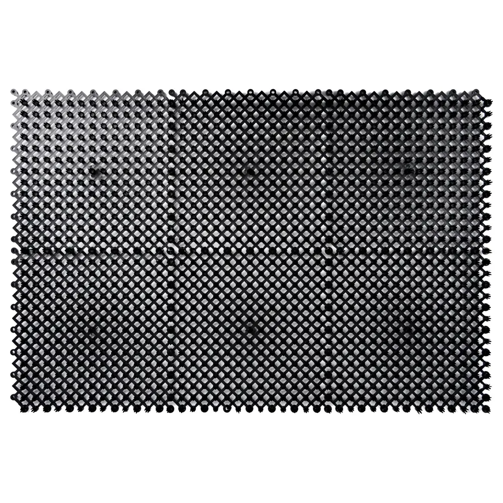 Фото 2 Коврик грязезащитный полиэтилен 40x60 см цвет черный Фото 2 Коврик грязезащитный полиэтилен 40x60 см цвет черный