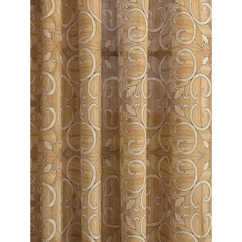 Фото 3 Комплект штор At home Базовая коллекция AT920214 на шторной ленте 180x150 см цвет желтый