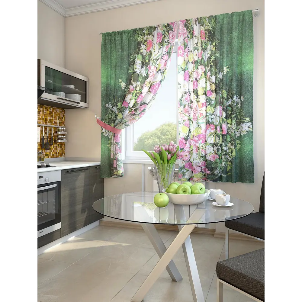Фото Комплект штор At home Базовая коллекция AT920069 на шторной ленте 180x150 см цвет оранжевый Фото Комплект штор At home Базовая коллекция AT920069 на шторной ленте 180x150 см цвет оранжевый