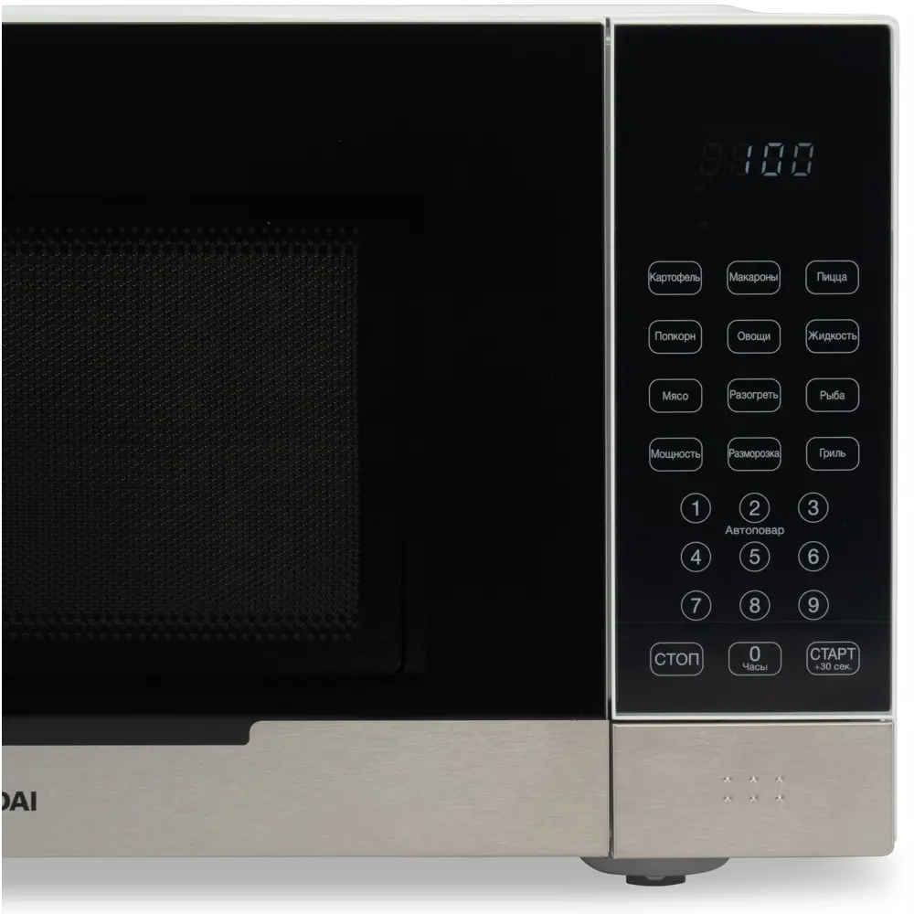 Фото 9 Отдельностоящая микроволновая печь Hyundai HYM-D2075 23 л 48.2x28.2x35 см цвет белый