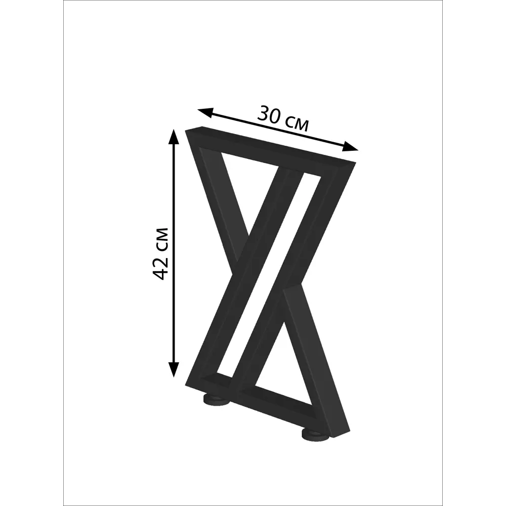 Фото 4 Подстолье для консольного стола Ironweld 42×30 см сталь черное Фото 4 Подстолье для консольного стола Ironweld 42×30 см сталь черное